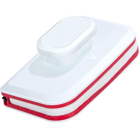 Limpiacristales de doble cara - Cepillo rectangular de doble cara para ventanas  Limpieza magnética de ventanas  Equipo de limpieza con cepillo (1/5)