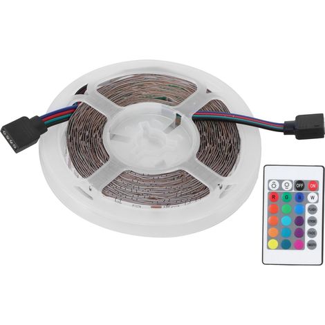 Bande LED RGB USB à changement de couleur avec télécommande pour décoration de fond de bar ou de TV (1/5)