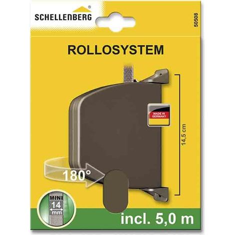 Schellenberg 50508 Gurtwickler Aufputz Passend für (Rollladensysteme) Schellenberg Mini