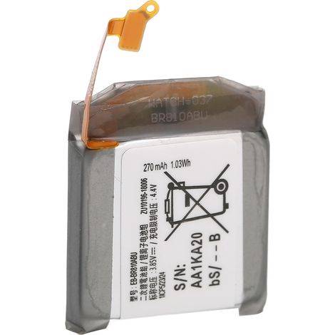 Batterie de remplacement EB BR810ABU pour Galaxy Watch Gear S4 42mm SM R810 R815U 1.03Wh 270mAh 3.85V Lithium-Ion (1/5)