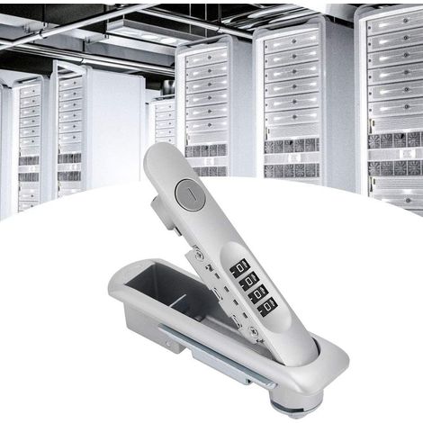 Serrure pour armoire, 4 chiffres, pour installation à domicile et usage quotidien, pour un entretien pratique et un contrôle d'accès résidentiel.-AquaForge (1/4)