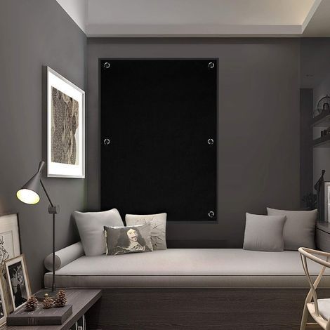 Bohrfreies Verdunkelungsrollo, 96 x 120 cm, Thermovorhang mit Saugnäpfen, Sonnenschutz, geeignet für Dachfenster, Schlafzimmer, Gärten und Autos (1/4)