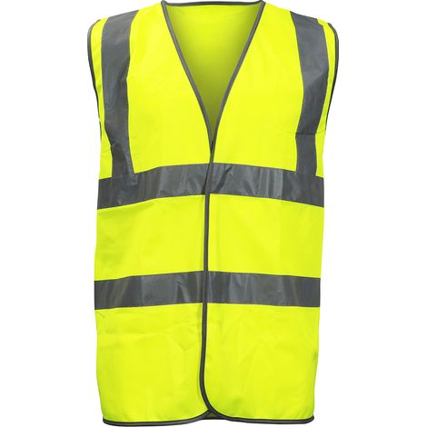 TIMCo Hi-Visibility Vest Yellow Size Large
