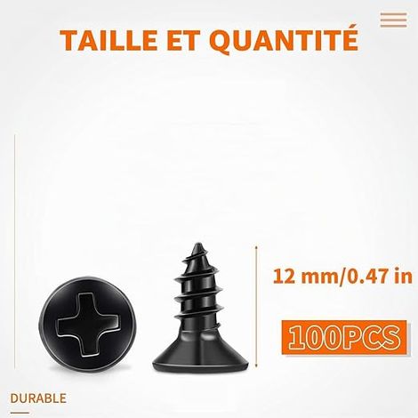Euro Furniture Screws Diameter 6.3 x 9 mm (1/4)