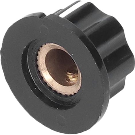50 boutons de potentiomètre à vis latérale, capuchons de rechange en plastique technique de 20 mm