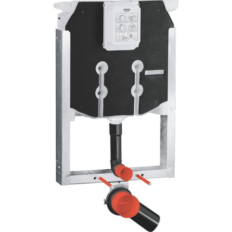 Modulo ad incasso Grohe per WC sospeso UNISET 38729000 - doppio scarico (6/3 - 4,5/3 litri) - senza placca e canotto