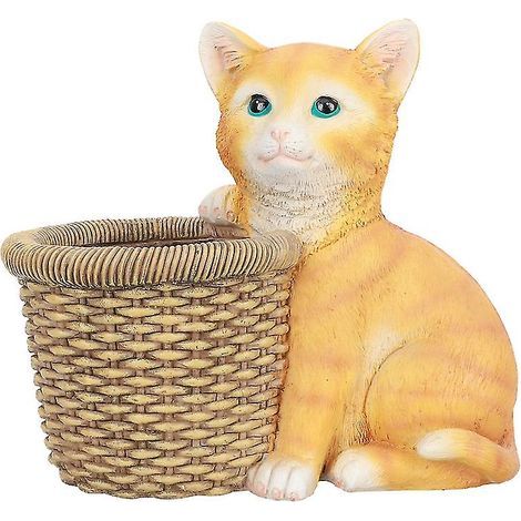 1 pot de fleurs à motif chat (1/3)