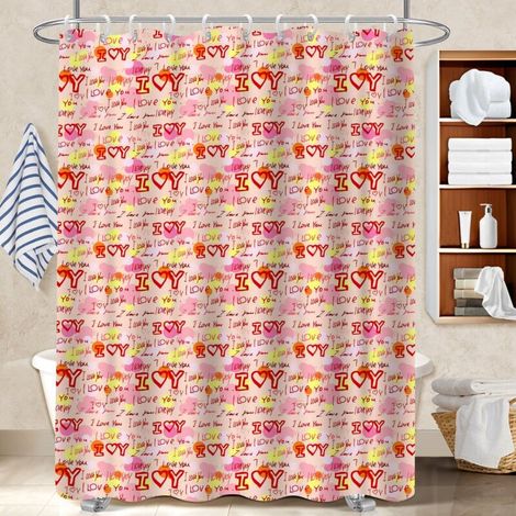 Rideau de bain 180x180 tissu respirant housse de baignoire pour baignoire d’angle (1/5)