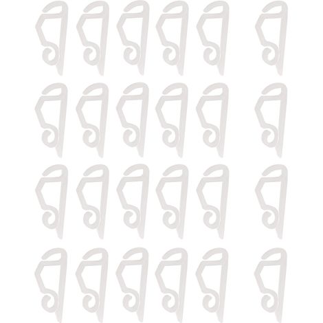 Lumineo Zubehör Dachrinnenhaken für Dekorationen 5,5 cm - 24er Set (1/3)