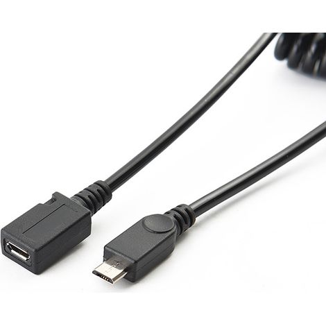 Mikrofon-Adapterkabel (Stecker auf Buchse), 5-poliges Mikrofon-Spiralkabel (Stecker auf Busbar), 1,5 Meter langes Adapterkabel (Stecker auf Buchse) (1/5)