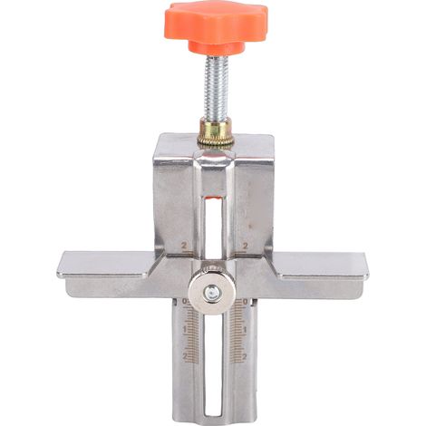 Gabarit de pose de porte d'armoire 10-38mm, outil de montage réglable en acier inoxydable avec serrage pour placards de cuisine et salle de bain (1/5)
