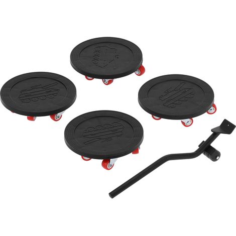 Kit de 5 outils de levage et de manutention robustes pour meubles, idéal pour la maison, le bureau ou le garage. (1/5)