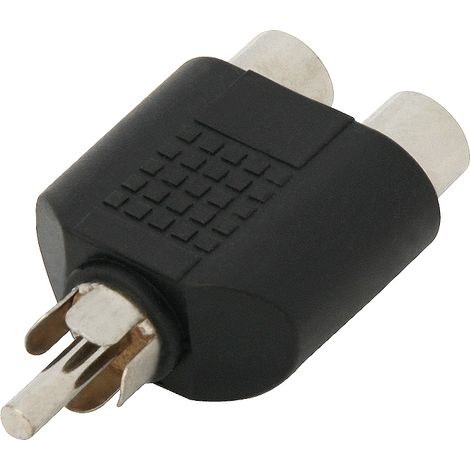 ADAPTATEUR DE FICHE RCA VERS 2 PRISES RCA