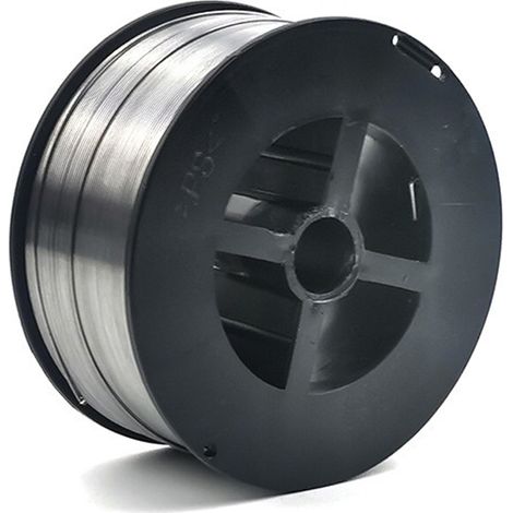 Fil de soudure 1,0 mm en bobine de 1 kg, fil fourré sans gaz auto-protégé, fil MIG/MAG massif, sans échantillon, réservé au Mexique, pour traitement. (1/5)