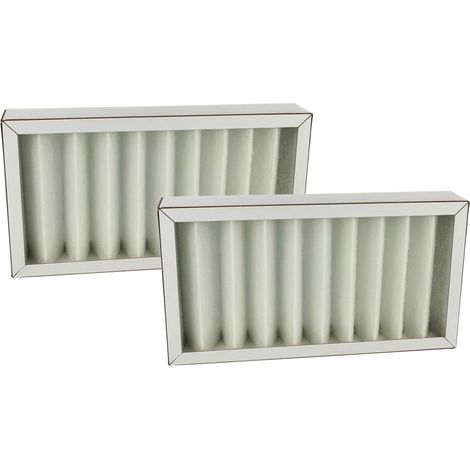 vhbw 2x Filtro de aire G4 reemplaza Pluggit APFG4F7-190 para ventilador, unidad de ventilación - Blanco