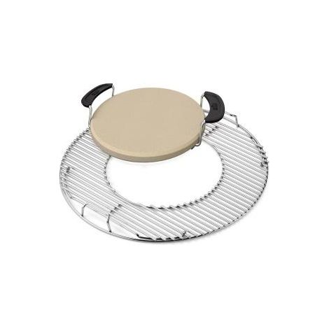 CRAFTED Pizzastein Gourmet BBQ System, rund