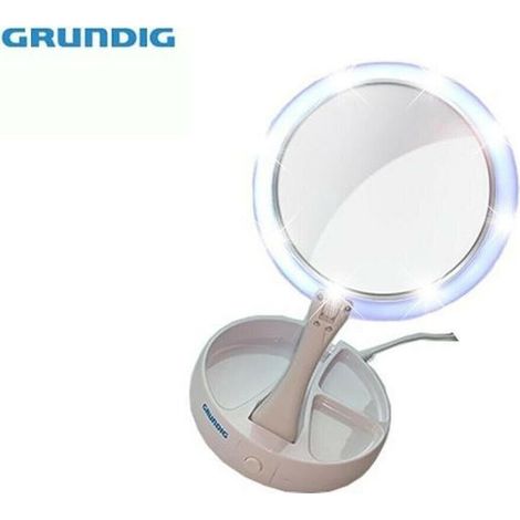 Espejo led con aumento plegable 16 x 16 x 29 cm (1/5)