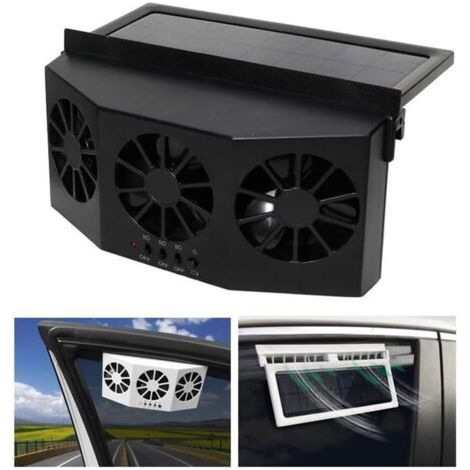 Ventilateur d'extraction de Voiture à énergie Solaire, Ventilateur de radiateur de Voiture, Ventilateur de radiateur d'échappement d'aérateur