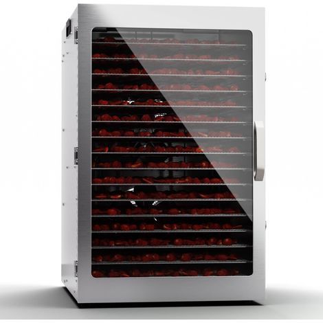 Klarstein Captain Jerky 200 essiccatore, 2000 W, 30-90 °C, timer da 24h, acciaio inox