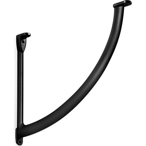 soporte para estantes de zamak giano - mafos acabado gris medidas 130x120 acabado gris medidas 130x120 acabado negro medidas 130x120