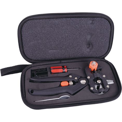 Forbici da innesto professionali Tigrezy, forbici da giardinaggio, pinze per innesto alberi, kit per innesto da giardino per alberi da frutto, rami e viti.