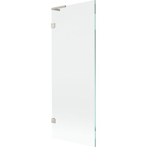 Mexen Lunar L paroi de baignoire 1 volet 70 x 150 cm, transparent, nickel brossé - 897L-070-000-97-00 (1/5)