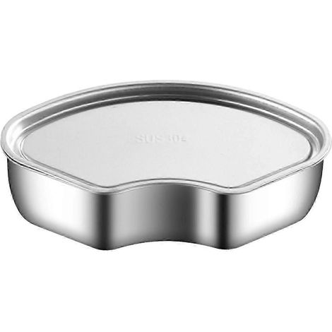 Panier vapeur individuel en acier inoxydable pour une cuisson simultanée rapide, en forme d'éventail, idéal pour le riz, la viande et les légumes.-With Lid