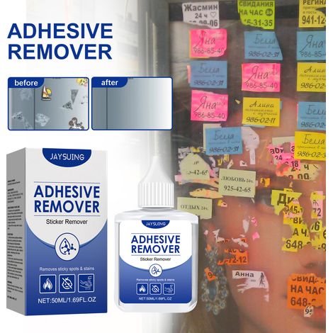 Adhesive Removal Tool for Cars - Multi-functional Adhesive Remover, Cleaner and Stain Remover - 50ml (1/5)