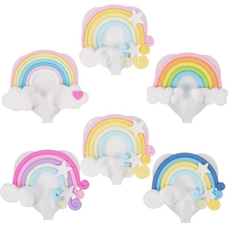 de 6 crochets arc en ciel Healeved en acier inoxydable et (1/5)