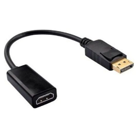 1 Stück DisplayPort-zu-HDMI-Adapter, DP (DisplayPort) Stecker auf HDMI Buchse Konverter mit Audio für Lenovo, Dell, HP, ASUS und andere Marken