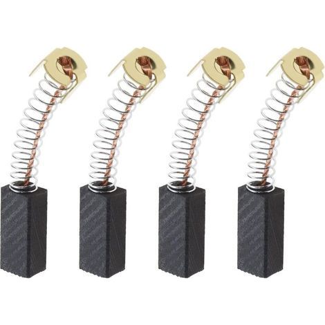 2 Paires de Balais de Charbon pour Outils Électriques – Dimensions 6,5 x 13,5 x 18 mm – Compatible avec Perceuses et Meuleuses (1/5)