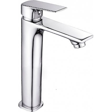 Rubinetto Miscelatore cromato per Lavabo bagno completo di accessori X001-5 (1/5)