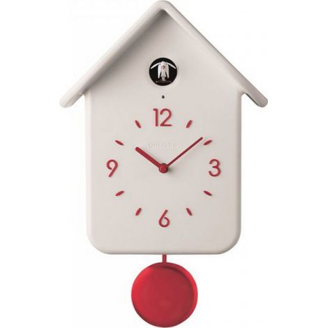 Uhr Guzzini Modell 16860211 weiß lautlos Kunststoff