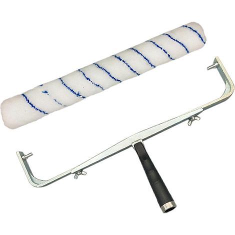 Rouleau à peinture de 45 cm (18 pouces). cadre et manche en alliage d'aluminium. outil idéal pour la décoration murale de votre maison.