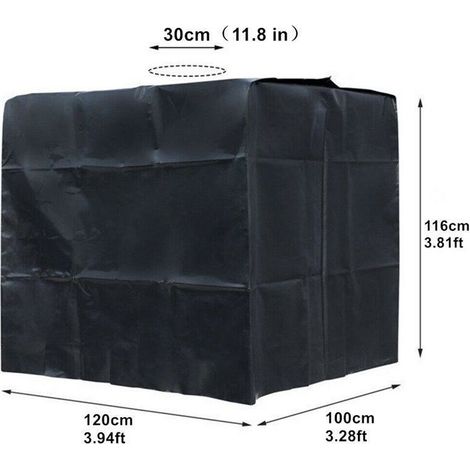 Housse de Protection Étanche et Anti-UV pour Réservoir IBC – en Toile Oxford 210D – Anti-Poussière (1/4)
