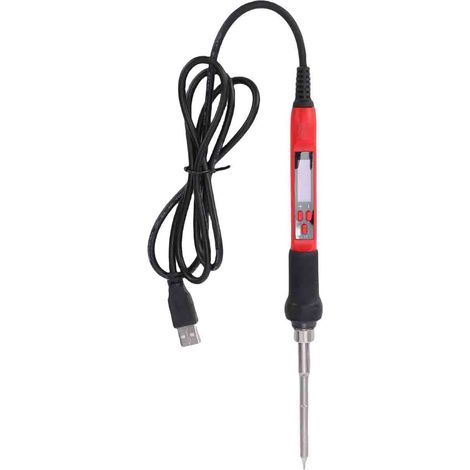 Fer à souder 65W USB écran LED chauffe rapide kit portable réparation électronique précis (1/4)