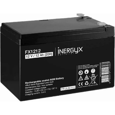 FX1212 Batterie rechargeable 12 Ah VRLA IZYX - IZYX