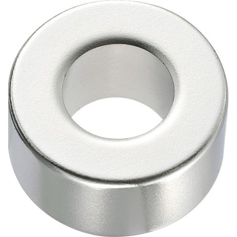 TRU COMPONENTS 506012 Permanent-Magnet Ring (Ø x H) 20 mm x 10 mm N45 1.33 - 1.37 T Grenztemperatur