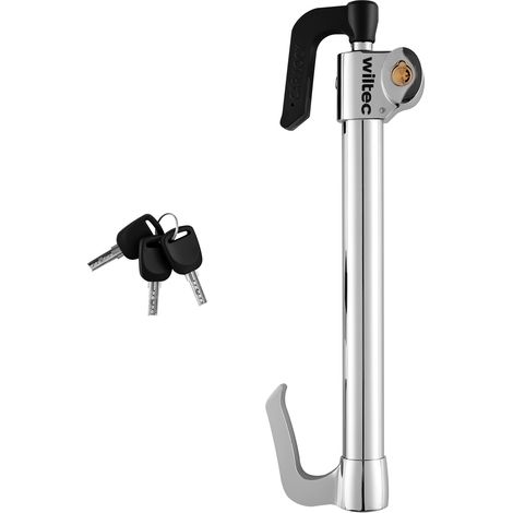 Wiltec Lenkradkralle Kupplungsschloss 360 x 110 x 48 mm als Lenkradsperre und Wegfahrsperre fürs Auto