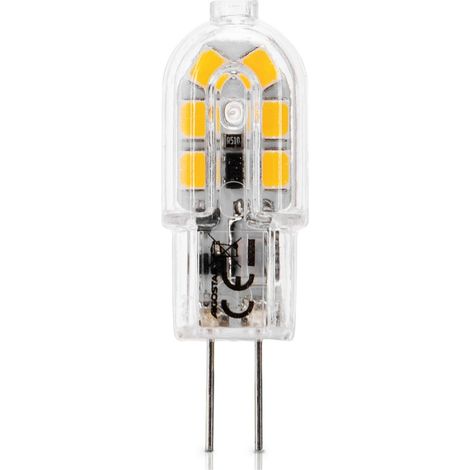 Lampadina Led G4 a Capsula 1,3W SMD trasparente Bianco caldo 3000K Aigostar (1/4)