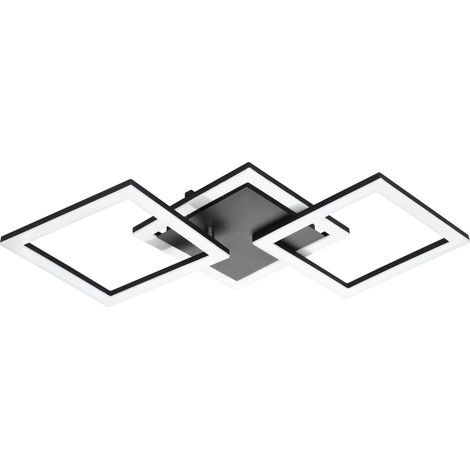 EGLO - Paranday-Z ceiling lamp w/squares black 65x31 - TW - Zigbee, Bluetooth