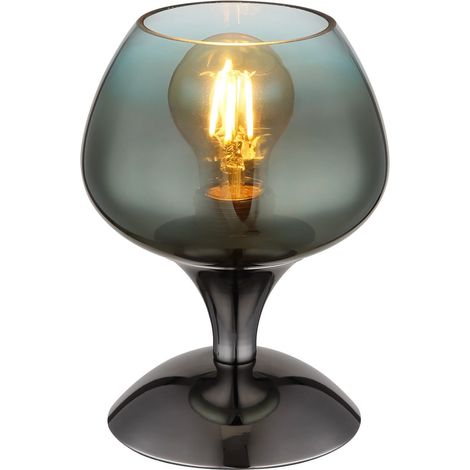 Globo - lámpara de mesa - MAXY - verde - vidrio - Ø 15cm - E27 -