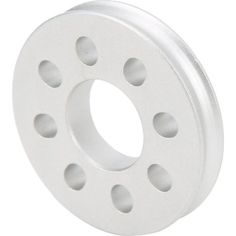 Poulie à courroie ronde en alliage d'aluminium, ouverture de 14 mm, stable, silencieuse, à serrage fixe, diamètre extérieur de la roue motrice de 32 mm (1/5)