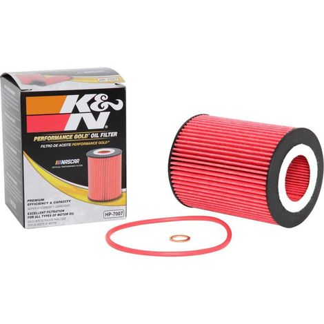 FILTRE A HUILE DE REMPLACEMENT K&N ADAPTABLE POUR BMW (1/5)