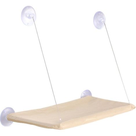 Hamac pour chat - Hamac suspendu pour chat - Durable - Perchoir confortable pour chats - Kaki (1/5)