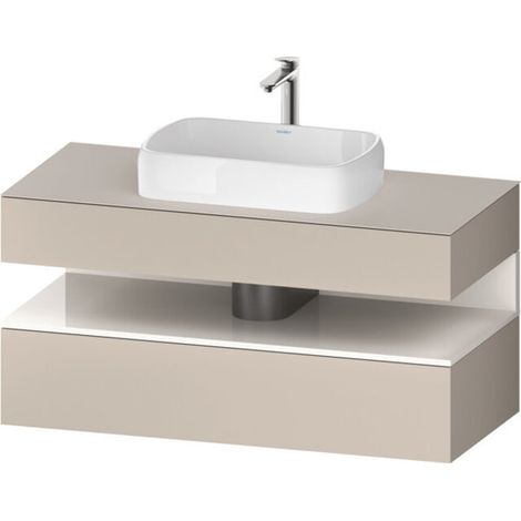 Duravit Collection One Konsolenwaschtischunterbau, 1 Auszug, 1 (1/2)
