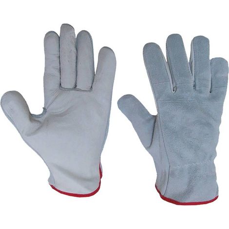 GUANTI PALMO PELLE DORSO CROSTA Tg.10