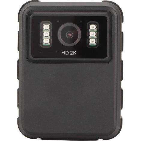 Caméra embarquée étanche pour vélo et moto, résolution 2K, écran 2 pouces, WiFi, vision nocturne infrarouge.