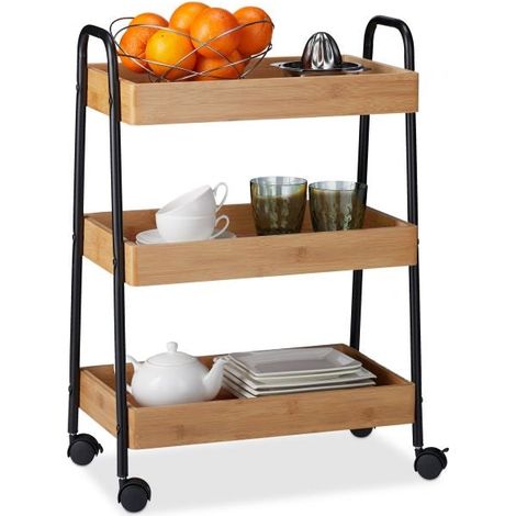 Serving trolley bamboo (1/5)