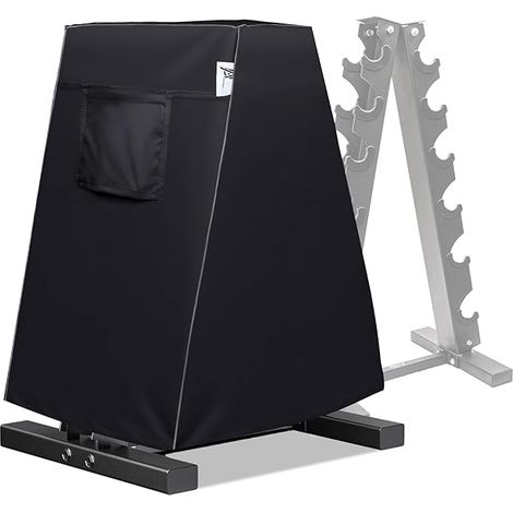 Housse Pour Rack Dumbbell - 30 X 18 X 37,8 Pouces - Design Triangulaire - Compatible Avec Racks A-Frame 6 Étages - Housse Seule (1/3)